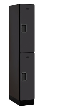 Salsbury  Designer Wood Locker Double Tier - Mahogany