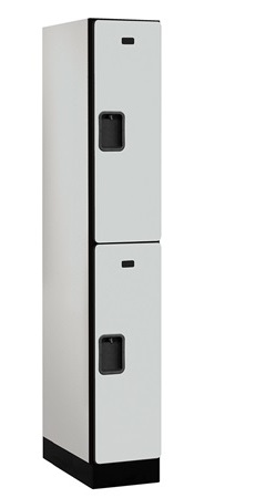 Salsbury Designer Wood Locker Double Tier - Gray
