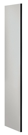Salsbury  Side Panel Open Access Designer Wood Locker - 24 Inches Deep - Without Sloping Hood - Gray