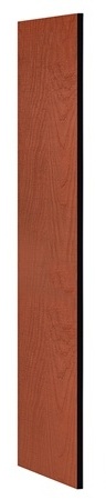 Salsbury 30043CHE Side Panel Open Access Designer Wood Locker - 24 Inches Deep - Without Sloping Hood - Cherry