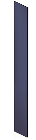 Salsbury 30034BLU Side Panel Open Access Designer Wood Locker - 18 Inches Deep - With Sloping Hood - Blue