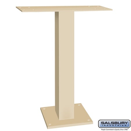 Salsbury Pedestal For 5 Door High Surface Mounted Cell Phone Lockers Sandstone