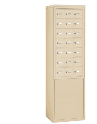 Salsbury  Free-Standing Enclosure For 19075-21 And 19078-21 Recessed Mounted Cell Phone Lockers - Sandstone