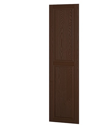 Picture of Salsbury 11135DRK Side Panel For 21 Inch Deep Solid Oak Executive Wood Locker - Dark Oak