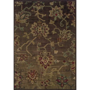 Picture of Oriental Weavers Allure 054C1 10x13  Rectangle - Brown/ Green-Nylon