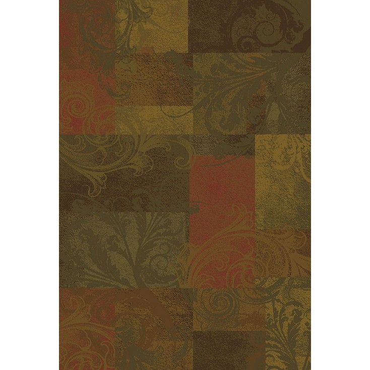 Oriental Weavers Hudson 036G1 2x3 Rectangle - Green/ Red-Polypropylene