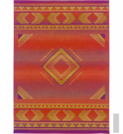 Oriental Weavers Generations 1506C 2x8  Runner - Red/ Beige-Polypropylene -  Sphinx by Oriental Weavers, G1506C068235ST
