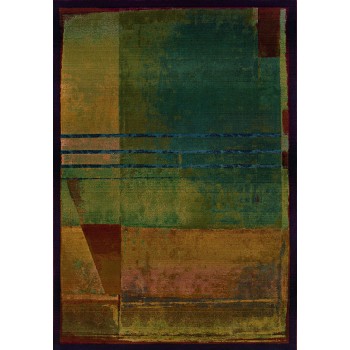 Picture of Oriental Weavers Kharma Ii 890X4 2x8  Rectangle - Red/ Green-Polypropylene