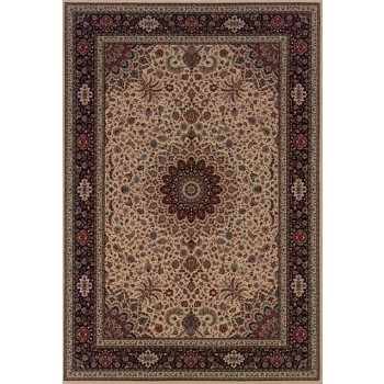 Oriental Weavers Ariana 095I8 2x8  Runner - Ivory/ Black-Polypropylene