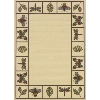 Picture of Oriental Weavers Montego 2266W 8x11  Rectangle - Ivory/ Brown-Polypropylene