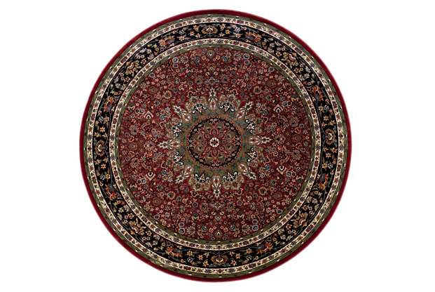 Oriental Weavers Ariana 116R3 6' Round  Round - Red/ Blue-Polypropylene