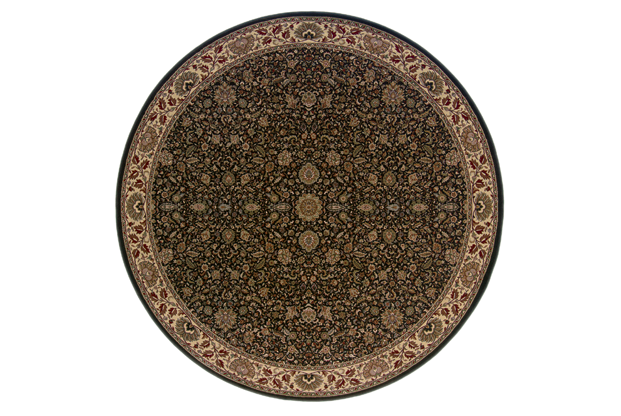 Oriental Weavers Ariana 172D2 6' Round  Round - Brown/ Ivory-Polypropylene