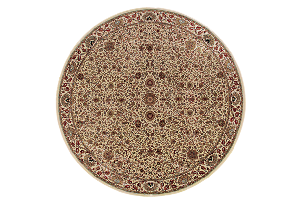 Oriental Weavers Ariana 172W3 6' Round  Round - Ivory/ Green-Polypropylene