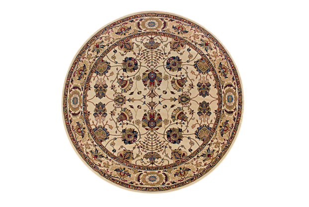 Oriental Weavers Ariana 431O3 6' Round Round - Ivory/ Red-Polypropylene