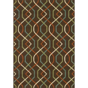 Picture of Oriental Weavers Montego 896N6 9x13  Rectangle - Brown/ Ivory-Polypropylene