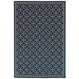 Picture of Oriental Weavers Riviera 4771G 9x13  Rectangle - Navy/ Ivory-Polypropylene