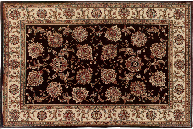 Picture of Oriental Weavers Ariana 117D3 5x8  Rectangle - Brown/ Ivory-Polypropylene