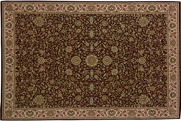 Oriental Weavers Ariana 172D2 5x8 Rectangle - Brown/ Ivory-Polypropylene