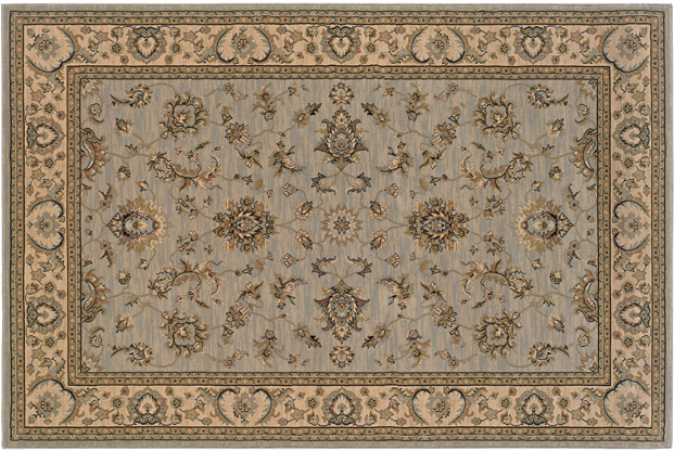 Picture of Oriental Weavers Ariana 2153B 5x8  Rectangle - Blue/ Ivory-Polypropylene