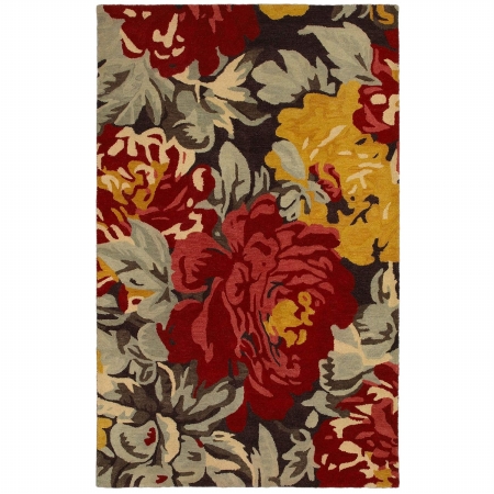 Oriental Weavers Hudson 4878B 8x11 Rectangle - Blue/ Brown-Polypropylene