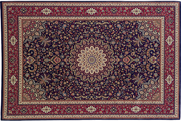 Picture of Oriental Weavers Ariana 095B3 6x9  Rectangle - Blue/ Red-Polypropylene