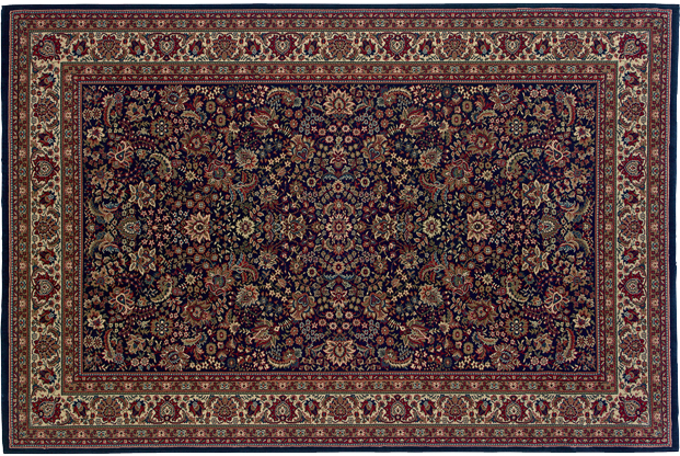 Picture of Oriental Weavers Ariana 113B2 6x9  Rectangle - Blue/ Red-Polypropylene