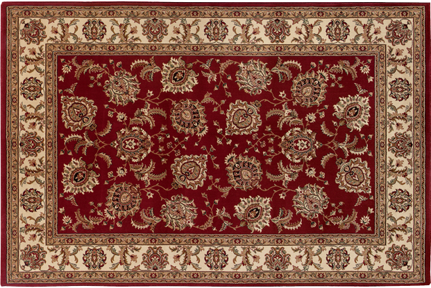 Picture of Oriental Weavers Ariana 117C3 6x9  Rectangle - Red/ Ivory-Polypropylene