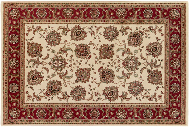 Picture of Oriental Weavers Ariana 117J3 6x9  Rectangle - Ivory/ Red-Polypropylene