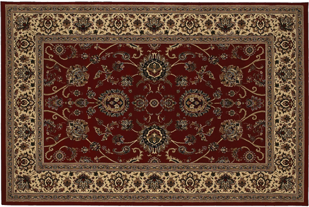 Picture of Oriental Weavers Ariana 130/8 6x9  Rectangle - Red/ Ivory-Polypropylene