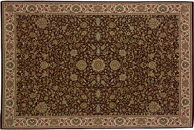 Picture of Oriental Weavers Ariana 172D2 6x9  Rectangle - Brown/ Ivory-Polypropylene