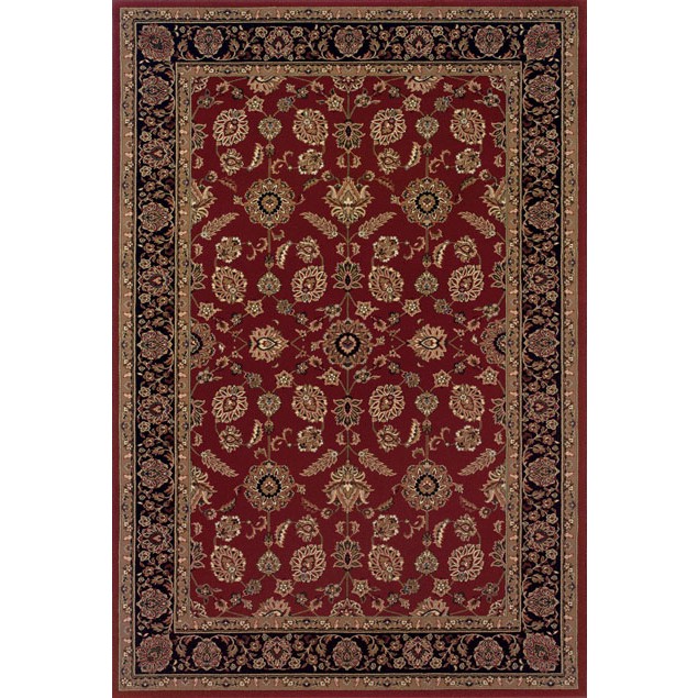 Oriental Weavers Ariana 271C3 6x9 Rectangle - Red/ Black-Polypropylene