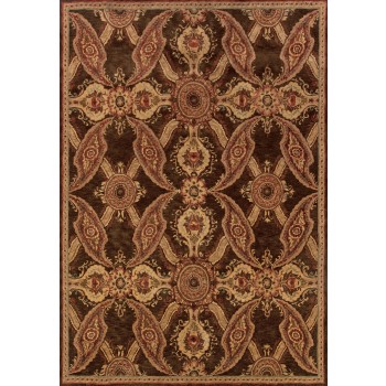 Oriental Weavers Huntley 19112 2x8 Rectangle - Brown/ Rust-100% Wool