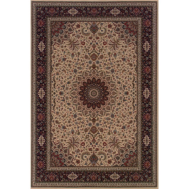 Oriental Weavers Ariana 095I8 8' Square Square - Ivory/ Black-Polypropylene