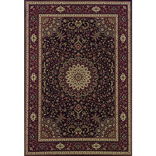 Picture of Oriental Weavers Ariana 095N2 8&apos; Square  Square - Brown/ Red-Polypropylene