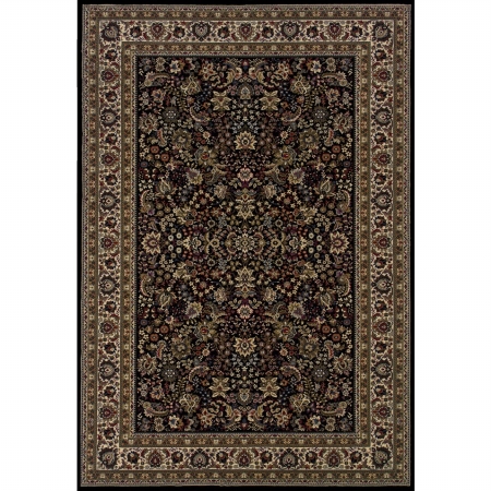 Oriental Weavers Ariana 213K8 8' Square  Square - Black/ Ivory-Polypropylene