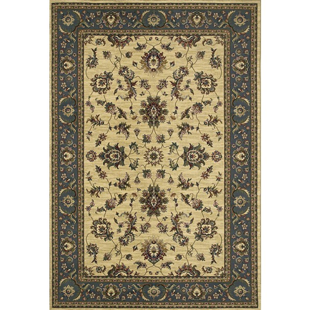 Oriental Weavers Ariana 311Z3 8' Round Round - Ivory/ Blue-Polypropylene