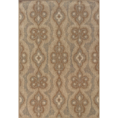 Oriental Weavers Chloe 3980A 10x13  Rectangle - Blue/ Beige-Polypropylene