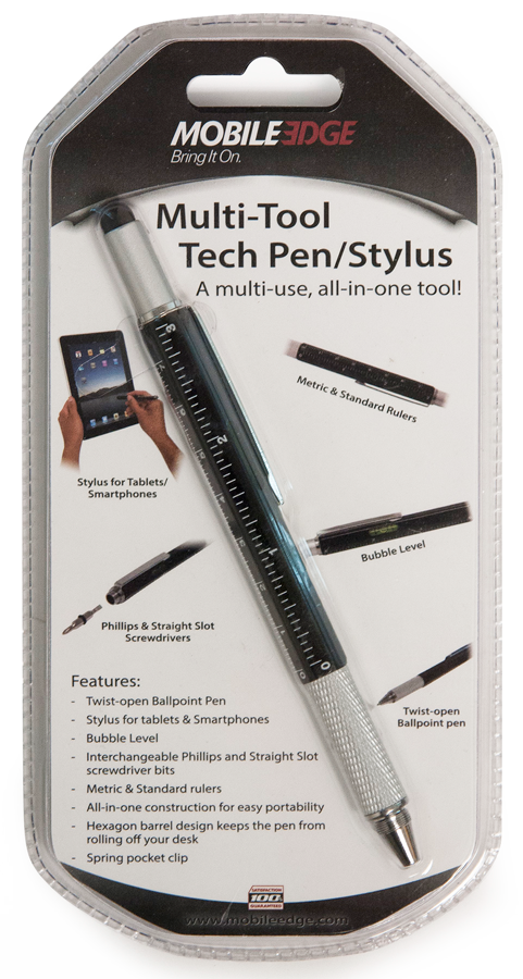 Picture of Mobile Edge MEASPM1 Multi-Tool Stylus-Pen - Black