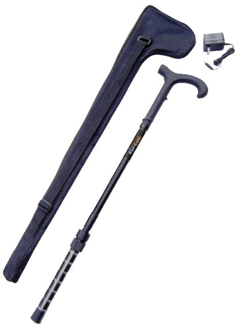 Walking Cane-Flashlight, 1,000,000 Volts, with Case
