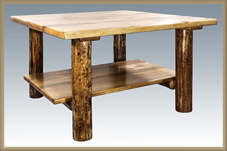 Picture of Montana Woodworks MWGCCOCT Cocktail Table with Shelf-Glacier Country