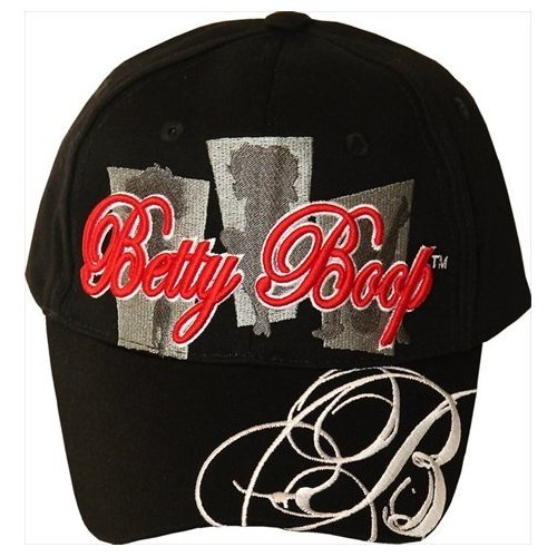 Picture of American Favorites 8028 Betty Three Silhouette Black Baseball Cap