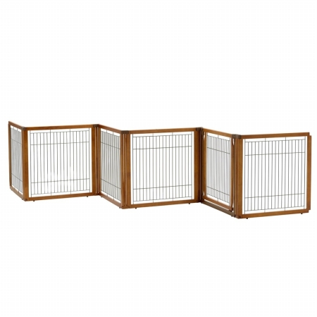 Picture of Richell USA 94901 Convertible Elite Pet Gate H6 - Brown