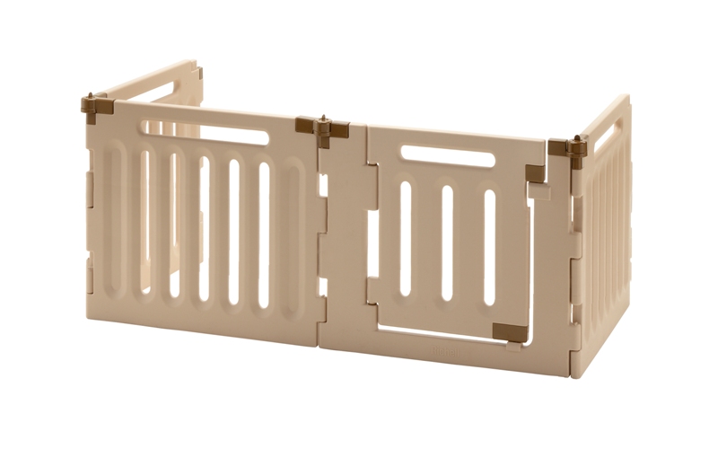 Picture of Richell USA 94191 Convertible Indoor-Outdoor Pet Playpen H4 - Soft Tan-Mocha