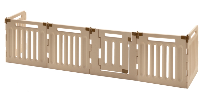 Picture of Richell USA 94192 Convertible Indoor-Outdoor Pet Playpen H6 - Soft Tan-Mocha
