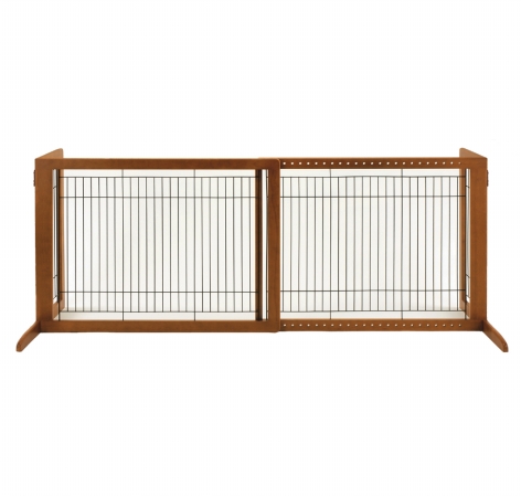 Picture of Richell USA 94147 Freestanding Pet Gate Hl - Brown