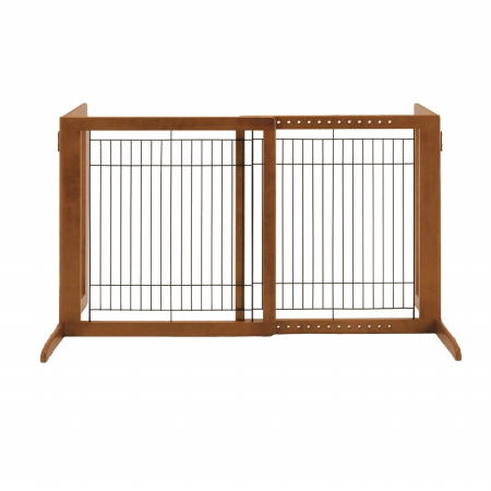 Picture of Richell USA 94146 Freestanding Pet Gate HS - Brown