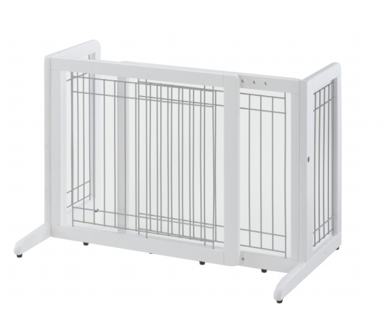 Picture of Richell USA 94156 Freestanding Pet Gate Small - Origami White