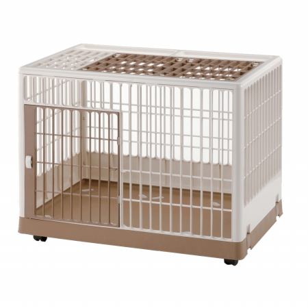 Picture of Richell USA 94604 Pet Training Kennel PK-830  - Off White - Mocha