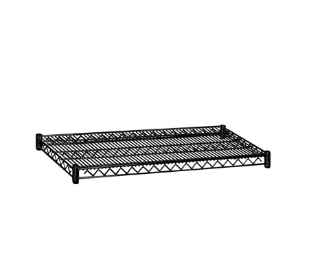 Salsbury Additional Shelf Finish Black - Size - 2 In. H X 36 In. W X 18 In. D