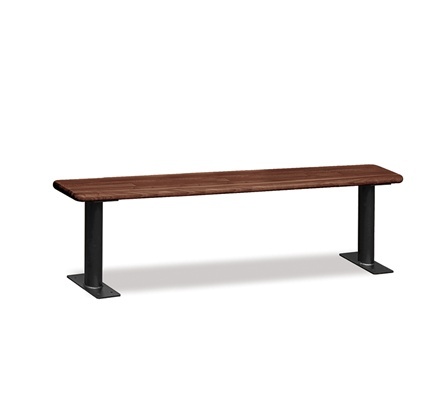 Salsbury 77786DRK Locker Room Bench Color Dark- Size - 18 In. H X 72 In. W X 9.5 In. D